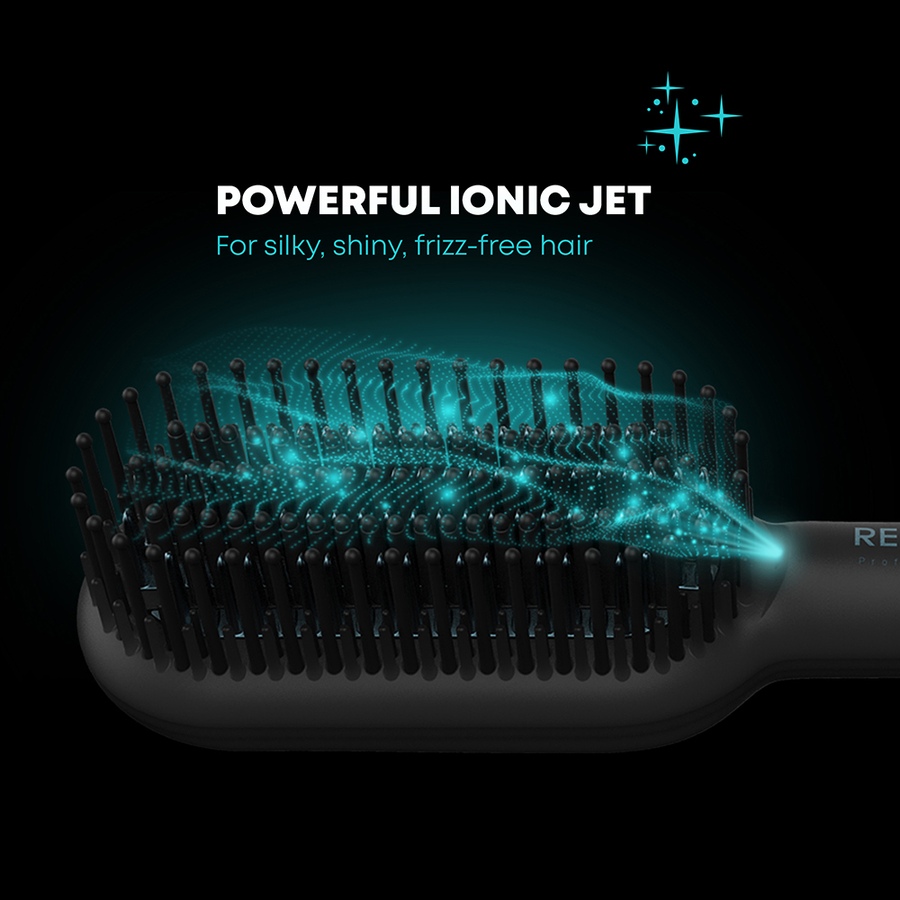 Image 714244_ALTMORE13.jpg, Product 714-244 / Price $139.99, Revamp Progloss Deepform Ceramic Straightening Brush from Revamp on TSC.ca's Beauty department