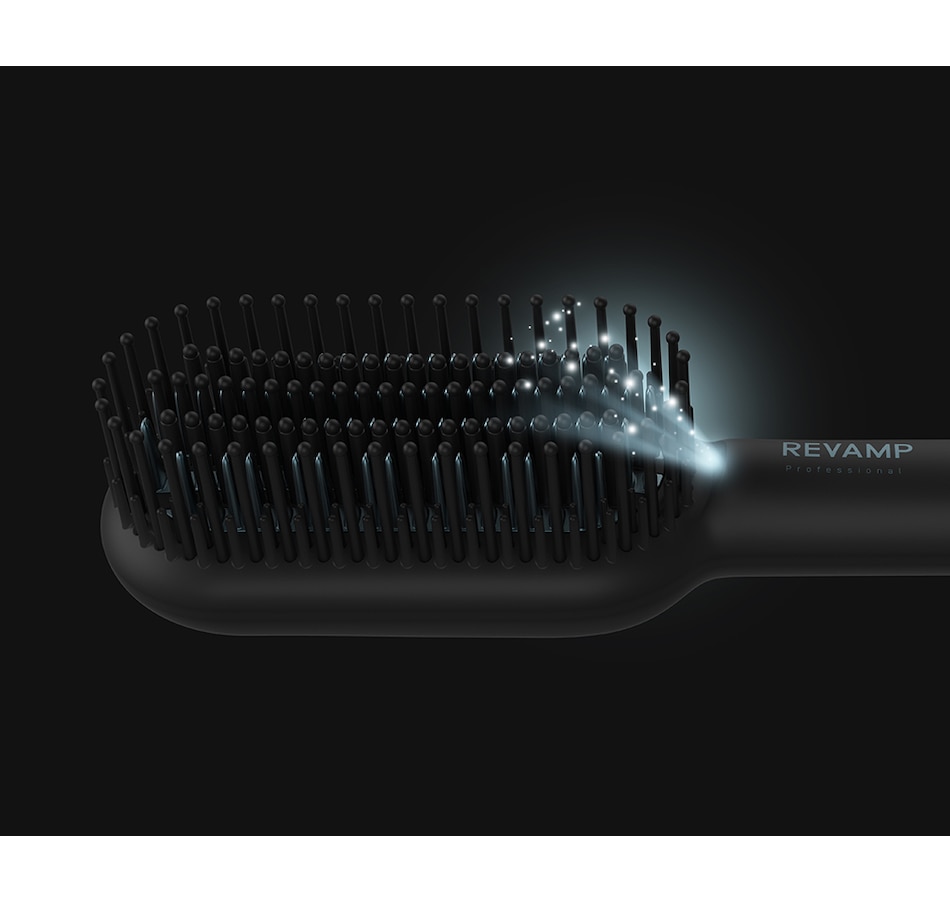 Image 714244_ALTMORE5.jpg, Product 714-244 / Price $139.99, Revamp Progloss Deepform Ceramic Straightening Brush from Revamp on TSC.ca's Beauty department