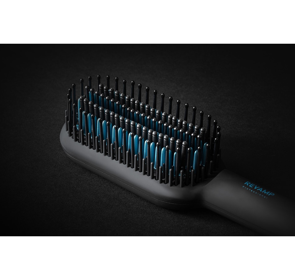 Image 714244_ALTMORE9.jpg, Product 714-244 / Price $139.99, Revamp Progloss Deepform Ceramic Straightening Brush from Revamp on TSC.ca's Beauty department