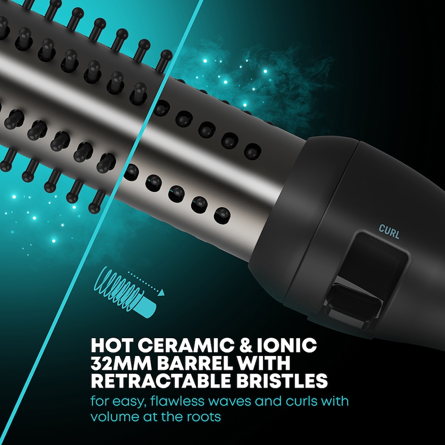 Image 714245_ALTMORE10.jpg, Product 714-245 / Price $99.99, Revamp Progloss Volume & Wave Ceramic Hot Brush from Revamp on TSC.ca's Beauty department