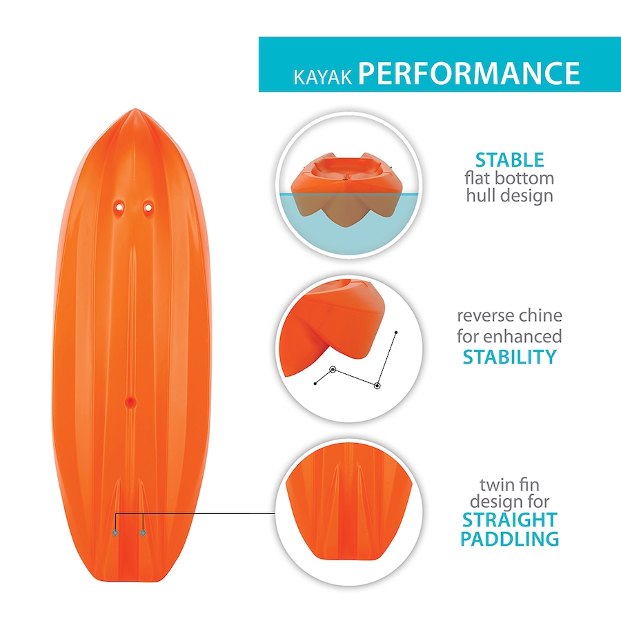Image 714279_ALTMORE2.jpg, Product 714-279 / Price $259.99, Lifetime Wave 6' Youth Kayak with Paddle from Wellness Gadgets on TSC.ca's Health & Fitness department