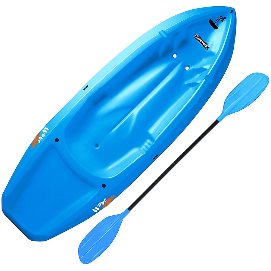 Image 714279_BLU.jpg, Product 714-279 / Price $259.99, Lifetime Wave 6' Youth Kayak with Paddle from Wellness Gadgets on TSC.ca's Health & Fitness department