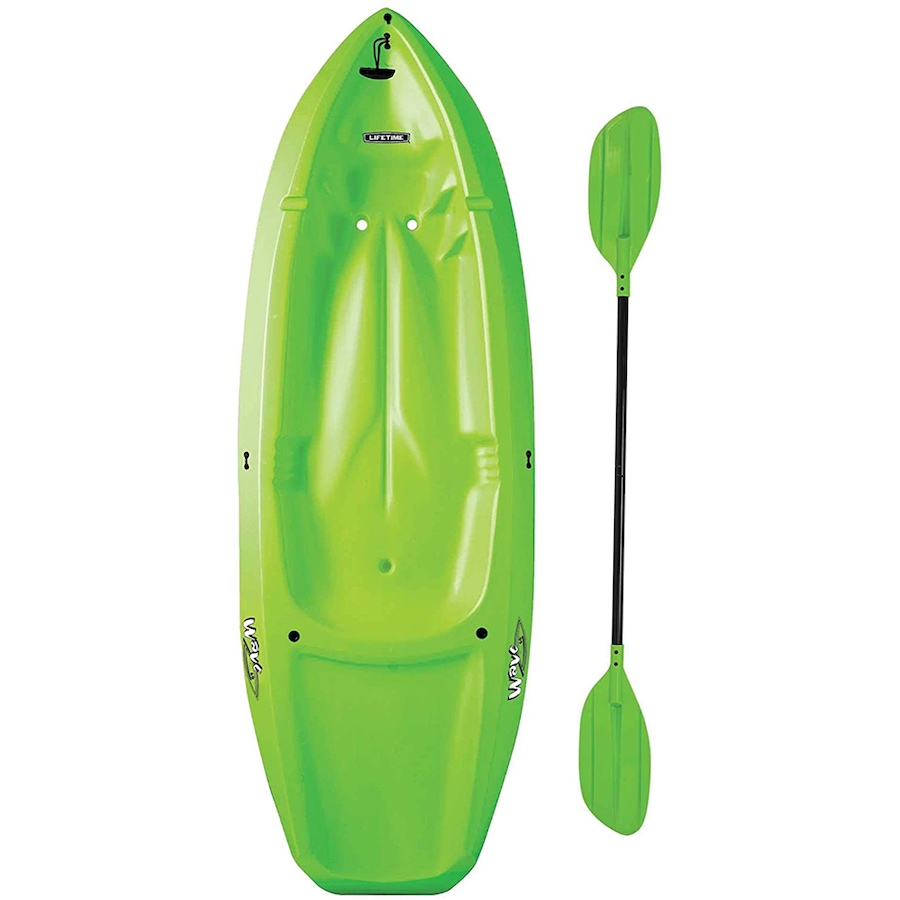 Image 714279_GRN.jpg, Product 714-279 / Price $259.99, Lifetime Wave 6' Youth Kayak with Paddle from Wellness Gadgets on TSC.ca's Health & Fitness department