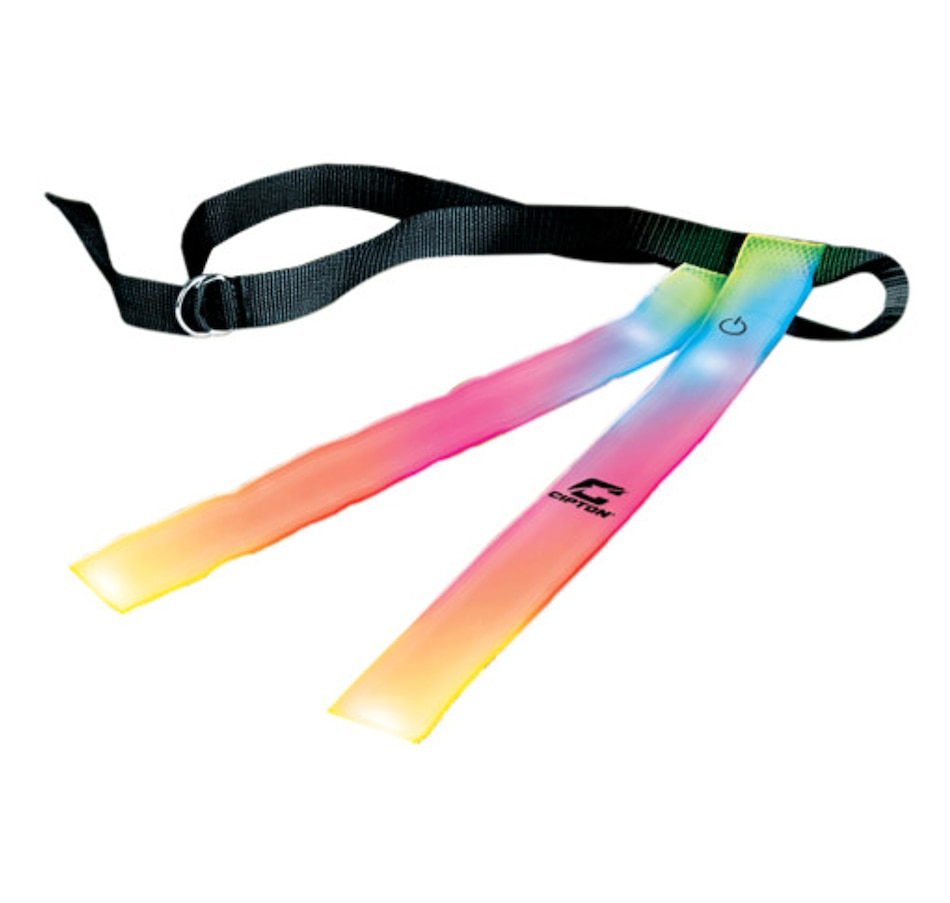 Image 714290.jpg, Product 714-290 / Price $54.99, Cipton Adjustable LED Light-Up Day and Night Flag Football Belts (6-Pack) from Cipton on TSC.ca's Health & Fitness department
