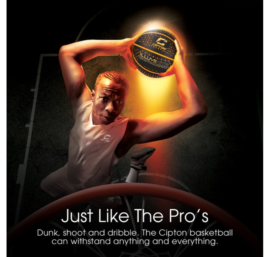 Image 714298_ALTMORE4.jpg, Product 714-298 / Price $79.99, Cipton Illuminite Light-Up Day and Night Official-Size Composite Leather Premium Basketball from Wellness Gadgets on TSC.ca's Health & Fitness department