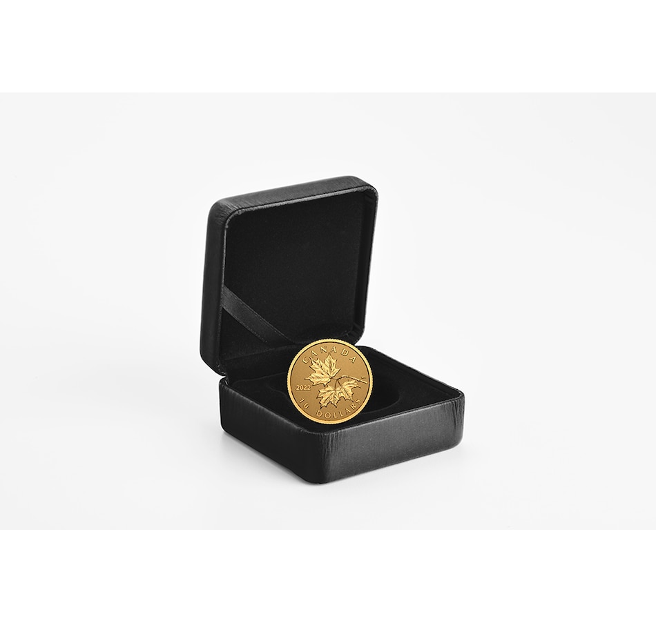 Image 714341_ALTMORE3.jpg, Product 714-341 / Price $279.95, 2022 Canada $10 Everlasting Gold Maple Leaf from Royal Canadian Mint (RCM) on TSC.ca's Coins department