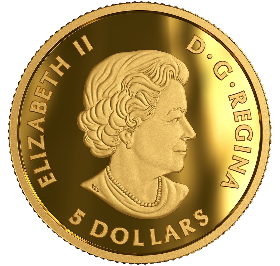 Image 714349_ALTMORE1.jpg, Product 714-349 / Price $389.95, Canada 2015 $5 Fine Gold Scimitar Sabre-Tooth Cat Coin from Royal Canadian Mint (RCM) on TSC.ca's Coins department