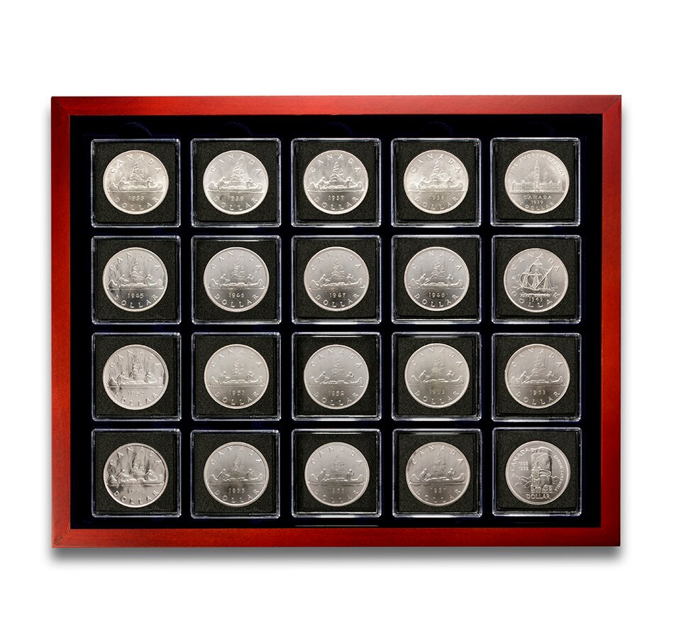 Image 714356_ALTMORE1.jpg, Product 714-356 / Price $6,495.00, Complete Uncirculated Dollar Collection, 1935 to 2022 (all dates of issue including key date 1948) from Canadian Coin & Currency on TSC.ca's Coins department