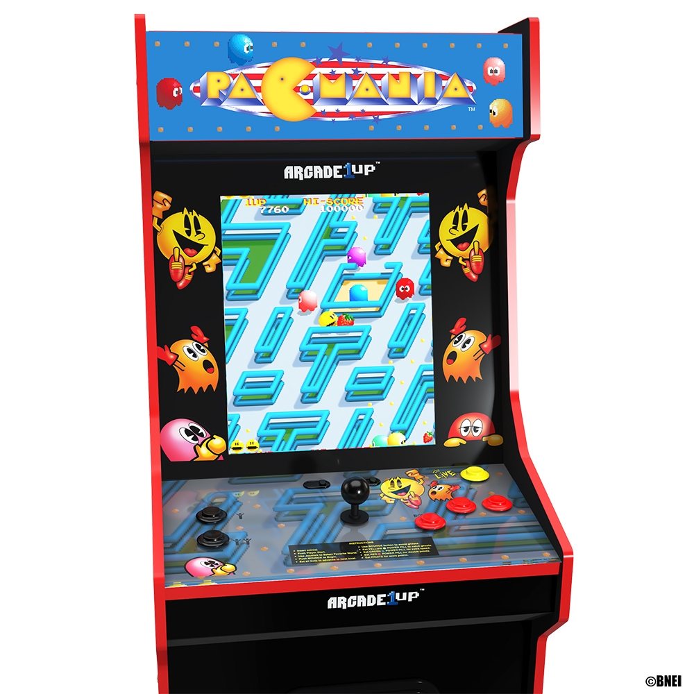 Arcade1Up Pac-Man Pac-Mania Bandai Namco Legacy Arcade Machine (14