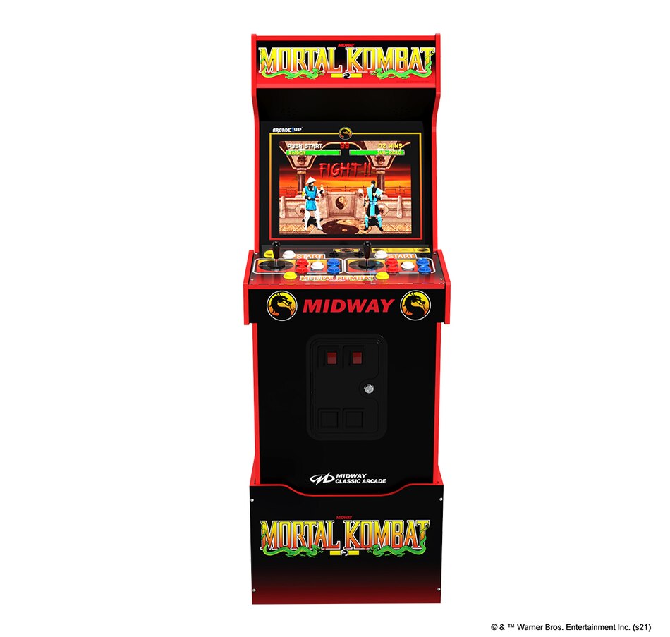  Arcade1Up Mortal Kombat Arcade Machine, Midway Legacy 30th  Anniversary Edition for Home - 14 Classic Games : Toys & Games