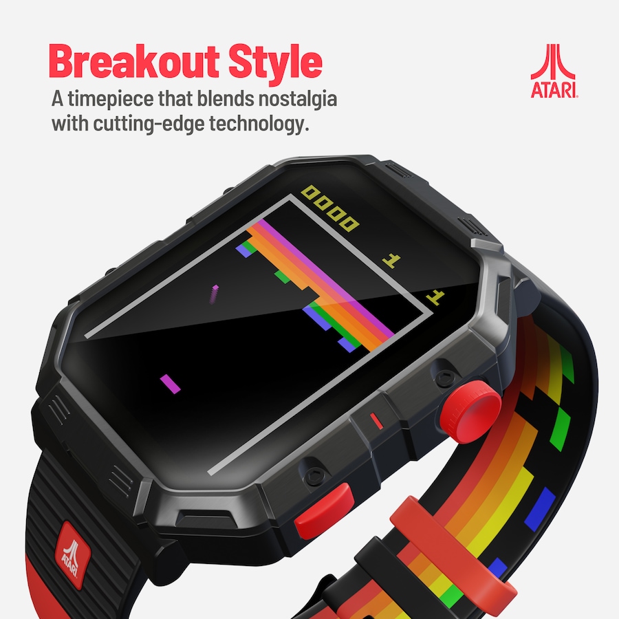 Image 714532_ALTMORE4.jpg, Product 714-532 / Price $79.99, My Play Watch Atari 2600 Retro Gaming Smartwatch from My Play Watch on TSC.ca's Electronics department