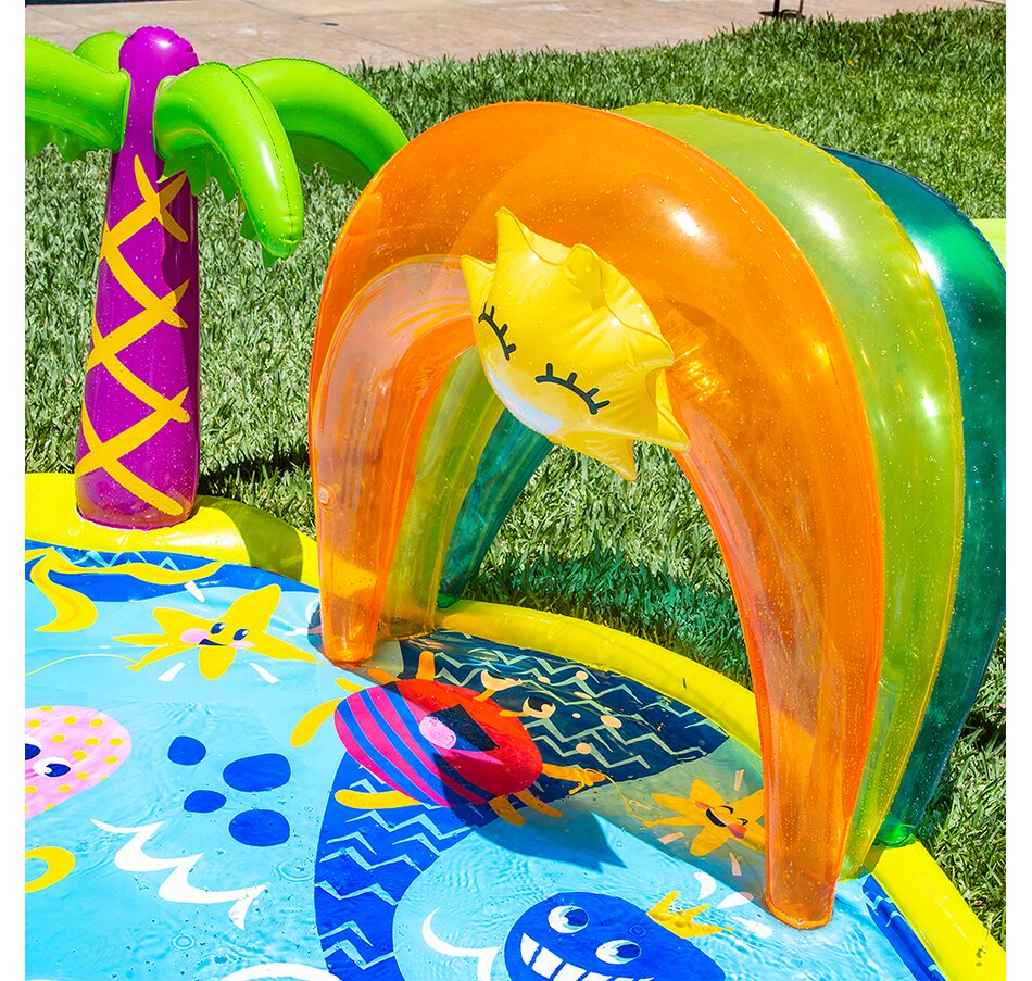 tsc.ca - Banzai Splish Splash Water Park with 3-in-1 Splash Pad, Slide