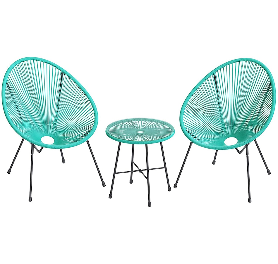 Image 714756.jpg, Product 714-756 / Price $249.99, Songmics 3-Piece Acapulco Patio Furniture Set (green) from Songmics on TSC.ca's Home & Garden department