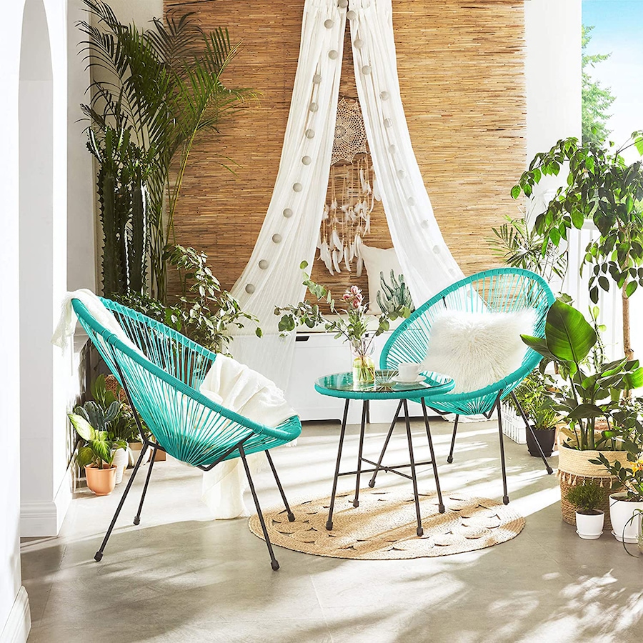Image 714756_ALTMORE1.jpg, Product 714-756 / Price $429.99, Songmics 3-Piece Acapulco Patio Furniture Set (green) from Songmics on TSC.ca's Home & Garden department