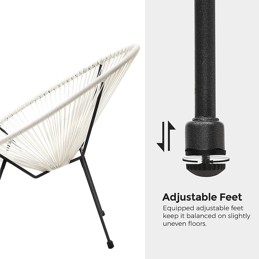 Image 714757_ALTMORE5.jpg, Product 714-757 / Price $429.99, Songmics 3-Piece Acapulco Patio Furniture Set (white) from Songmics on TSC.ca's Home & Garden department