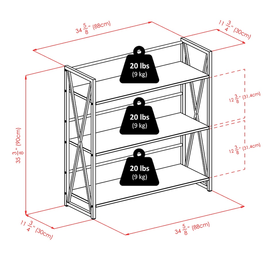 Image 714813_ALTMORE3.jpg, Product 714-813 / Price $129.99, Winsome-Isa 3-Tier Shelf from Winsome on TSC.ca's Home & Garden department