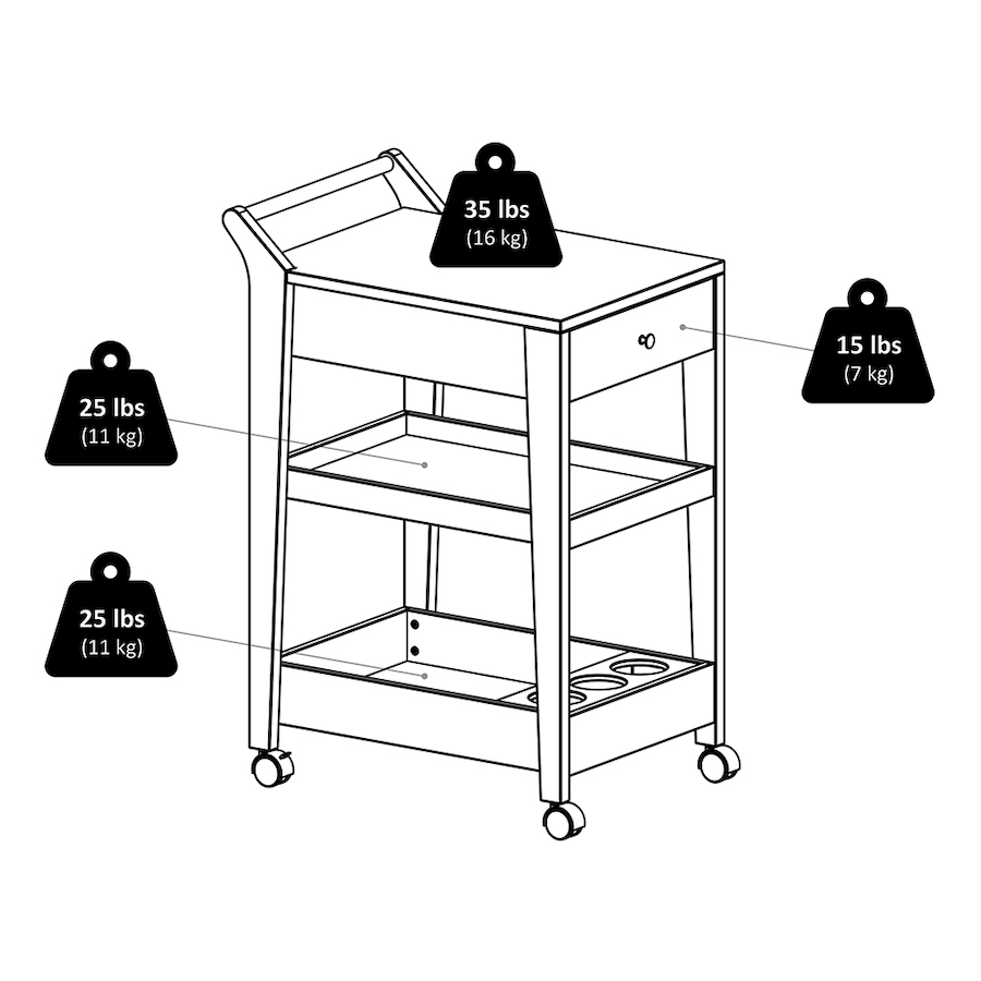 Image 714830_ALTMORE3.jpg, Product 714-830 / Price $247.99, Winsome Jeston Entertainment Cart from Winsome on TSC.ca's Home & Garden department