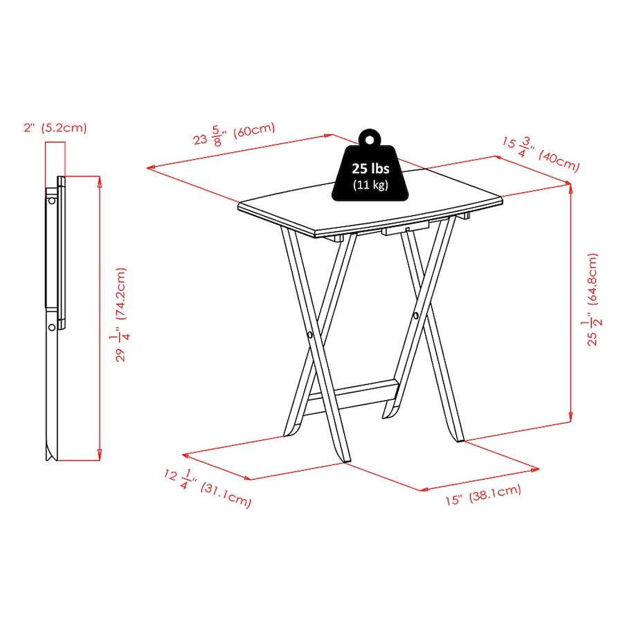 Image 714841_ALTMORE4.jpg, Product 714-841 / Price $159.99, Winsome Dorian 5-Piece Snack Table Set from Winsome on TSC.ca's Home & Garden department