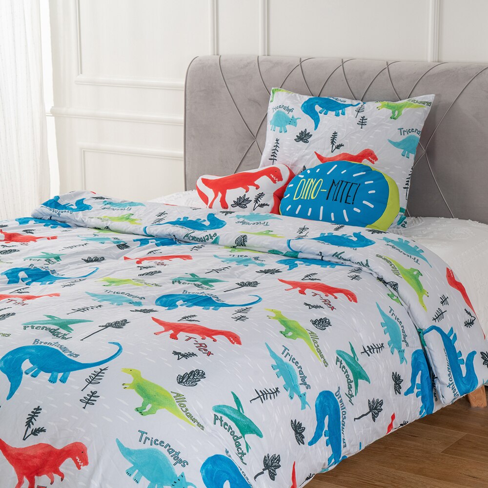 Dinosaur cot bed clearance bedding