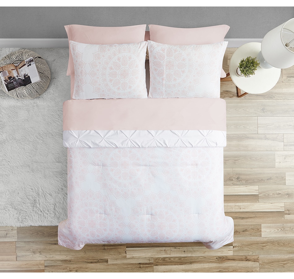 Image 715035_ALTMORE6.jpg, Product 715-035 / Price $82.99 - $94.99, Beco Home Skye Kiss Pleat Biab 7-Piece Comforter Set from Beco Home on TSC.ca's Home & Garden department