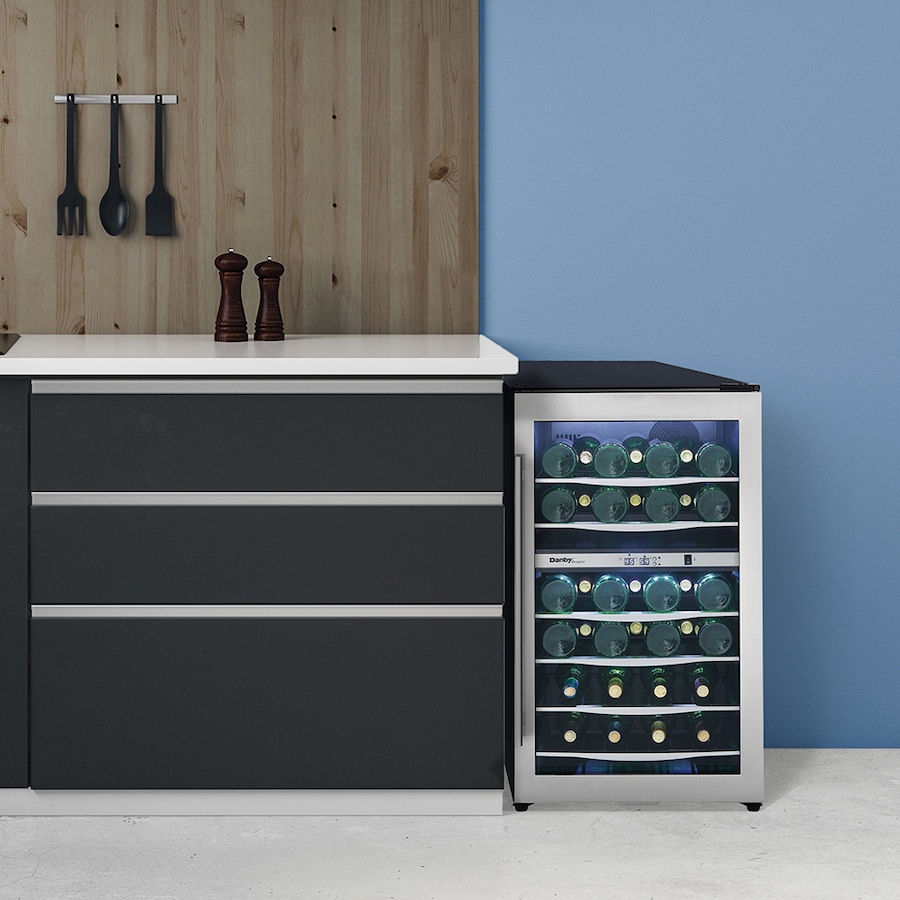 Image 715088_ALTMORE2.jpg, Product 715-088 / Price $719.99, Danby 38-Bottle Free-Standing Wine Cooler in Stainless Steel from Danby on TSC.ca's Kitchen department