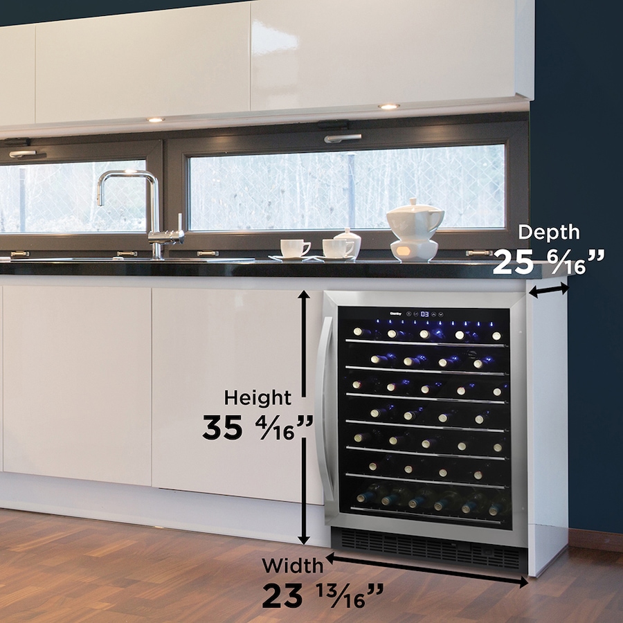 Image 715089_ALTMORE2.jpg, Product 715-089 / Price $949.99, Danby 60-Bottle Built-In Wine Cooler in Black Stainless Steel from Danby on TSC.ca's Kitchen department