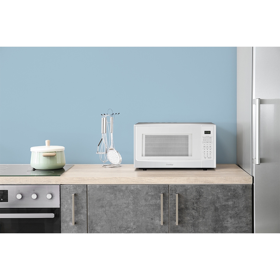 Image 715098_ALTMORE1.jpg, Product 715-098 / Price $179.99, Danby Designer 1.4 cu. ft. Sensor (Cooking) Microwave in White from Danby on TSC.ca's Kitchen department