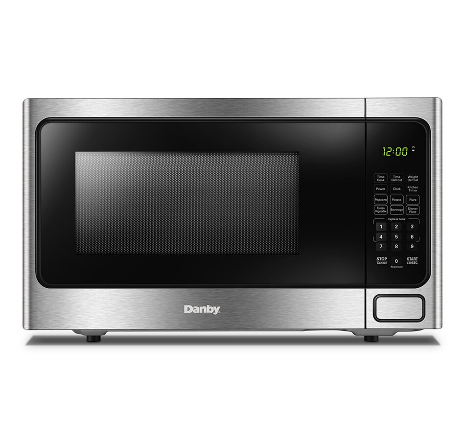 Image 715100.jpg, Product 715-100 / Price $159.99, Danby Designer 1.1 cu. ft. Countertop Microwave in Stainless Steel from Danby on TSC.ca's Kitchen department