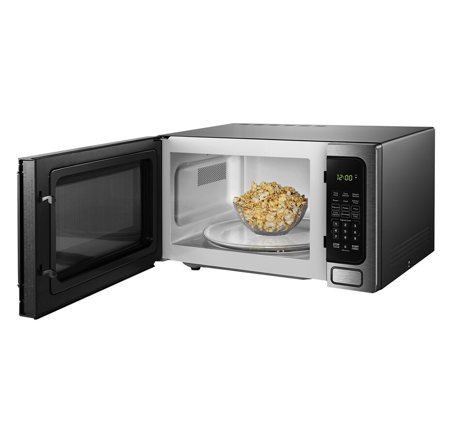 Image 715100_ALTMORE3.jpg, Product 715-100 / Price $159.99, Danby Designer 1.1 cu. ft. Countertop Microwave in Stainless Steel from Danby on TSC.ca's Kitchen department