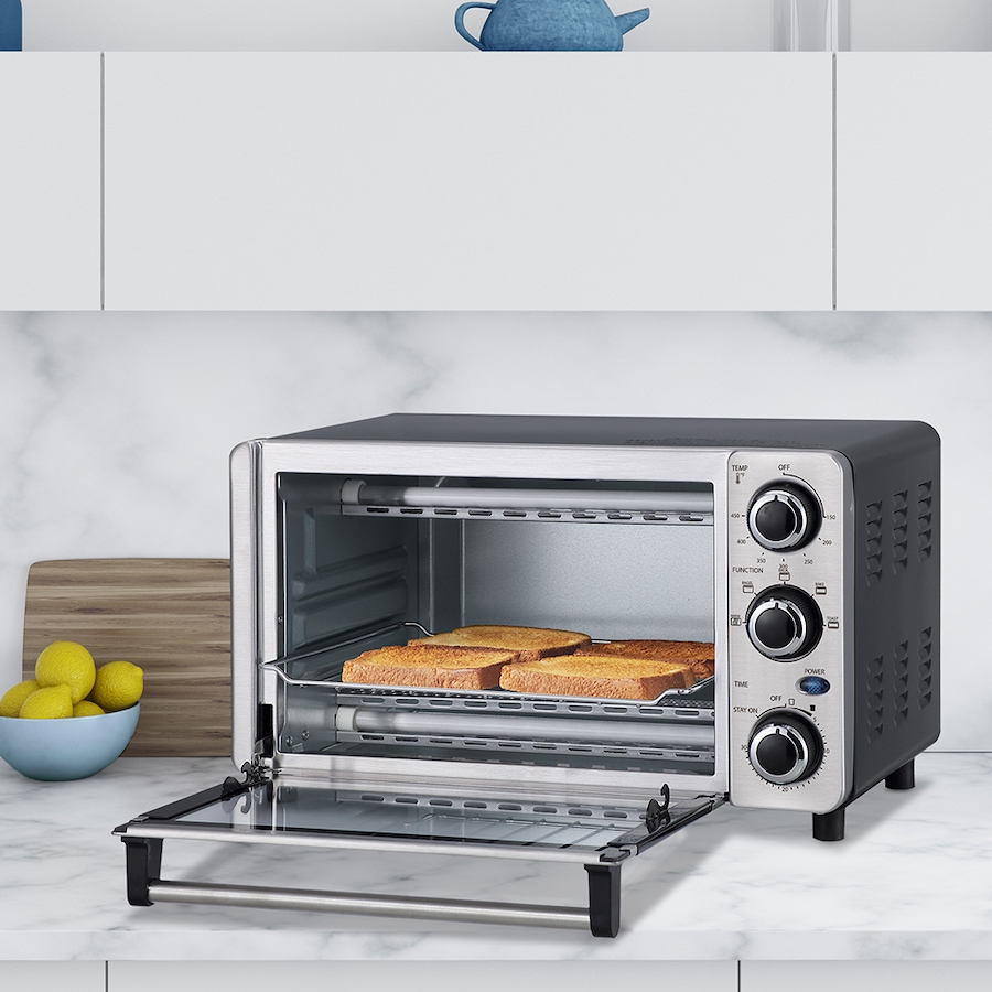Image 715110_ALTMORE2.jpg, Product 715-110 / Price $69.99, Danby 0.4 cu. Ft. 4-Slice Countertop Toaster Oven in Stainless Steel from Danby on TSC.ca's Kitchen department