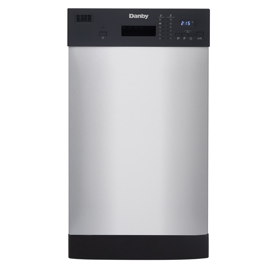 Kitchen Appliances Dishwasher Danby 18" Wide Builtin Dishwasher