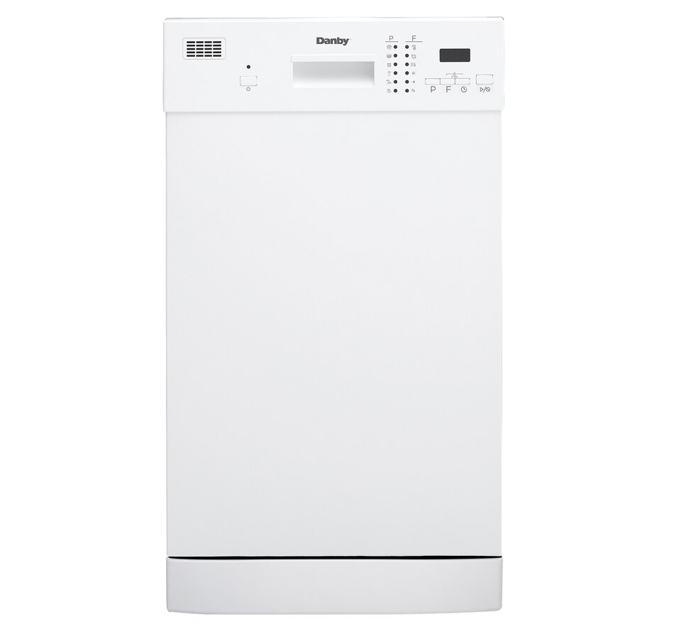 Kitchen Appliances Dishwasher Danby 18" Wide Builtin Dishwasher