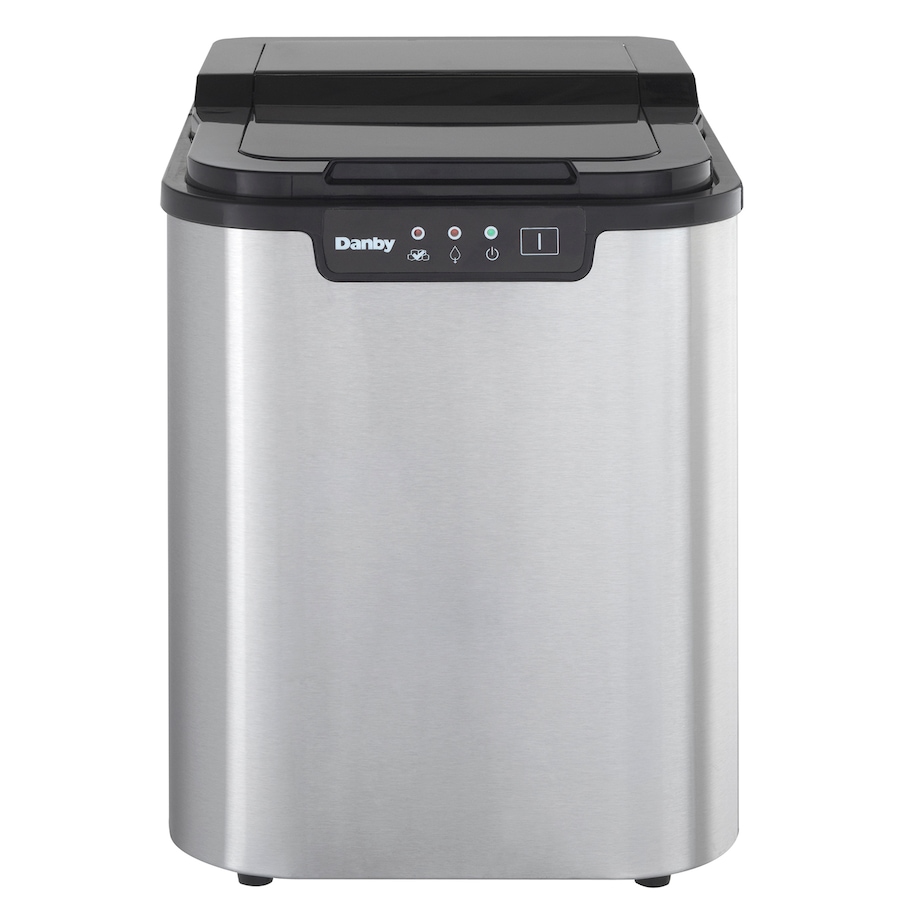 Image 715124.jpg, Product 715-124 / Price $179.99, Danby 2 lbs. Countertop Ice Maker in Stainless Steel from Danby on TSC.ca's Kitchen department