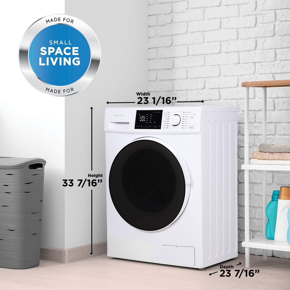 Danby 2.7 Cubic Foot All-in-One Ventless Washer/Dryer in White