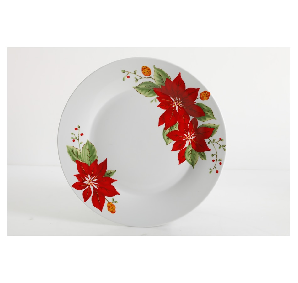 Image 715187_ALTMORE3.jpg, Product 715-187 / Price $34.99, Gibson Home Holiday Poinsettia 12-Piece Dinnerware Set from Gibson Dinnerware on TSC.ca's Kitchen department