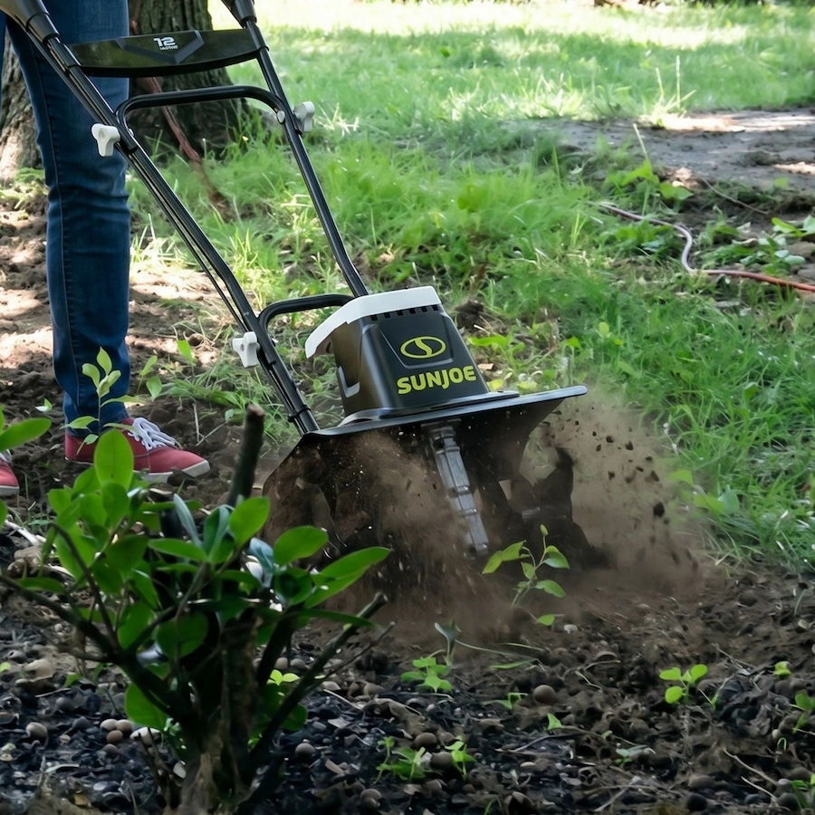 Image 715198_ALTMORE6.jpg, Product 715-198 / Price $249.99, Sun Joe Tiller Joe 16" 12-Amp Electric Garden Tiller/Cultivator from Snow Joe & Sun Joe on TSC.ca's Home & Garden department