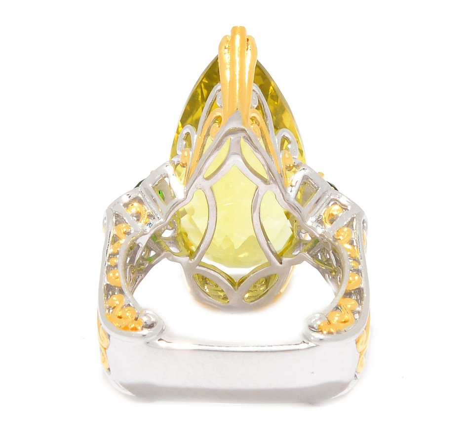 Image 715260_ALTMORE2.jpg, Product 715-260 / Price $283.99, Gems En Vogue Palladium Silver Ouro Verde & Chrome Diopside Ring from Gems En Vogue on TSC.ca's Jewellery department