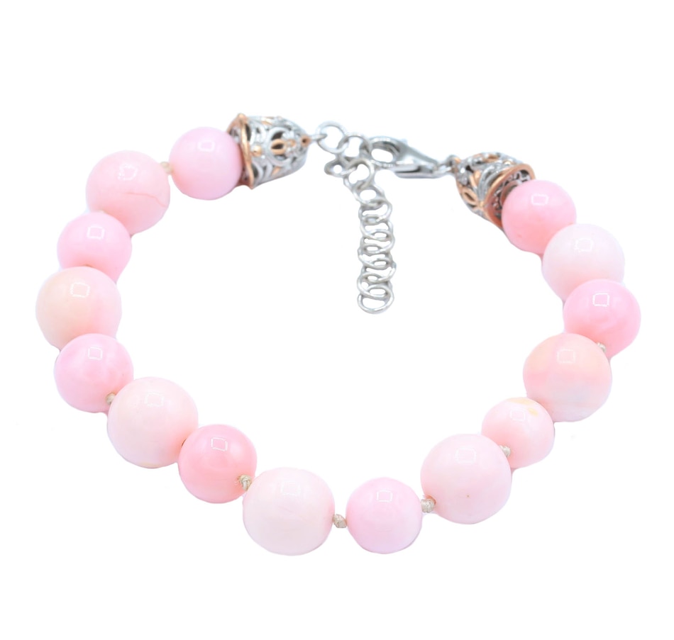 Image 715274_PNK.jpg, Product 715-274 / Price $129.99, Gems En Vogue Palladium Silver Opal Bracelet from Gems En Vogue on TSC.ca's Jewellery department