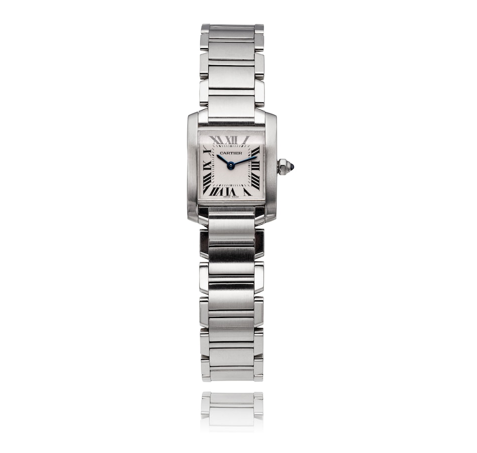 Image 715326.jpg, Product 715-326 / Price $3,495.00, Estate Originals Ladies' Stainless Steel CARTIER Tank Watch from Estate Originals on TSC.ca's Jewellery department