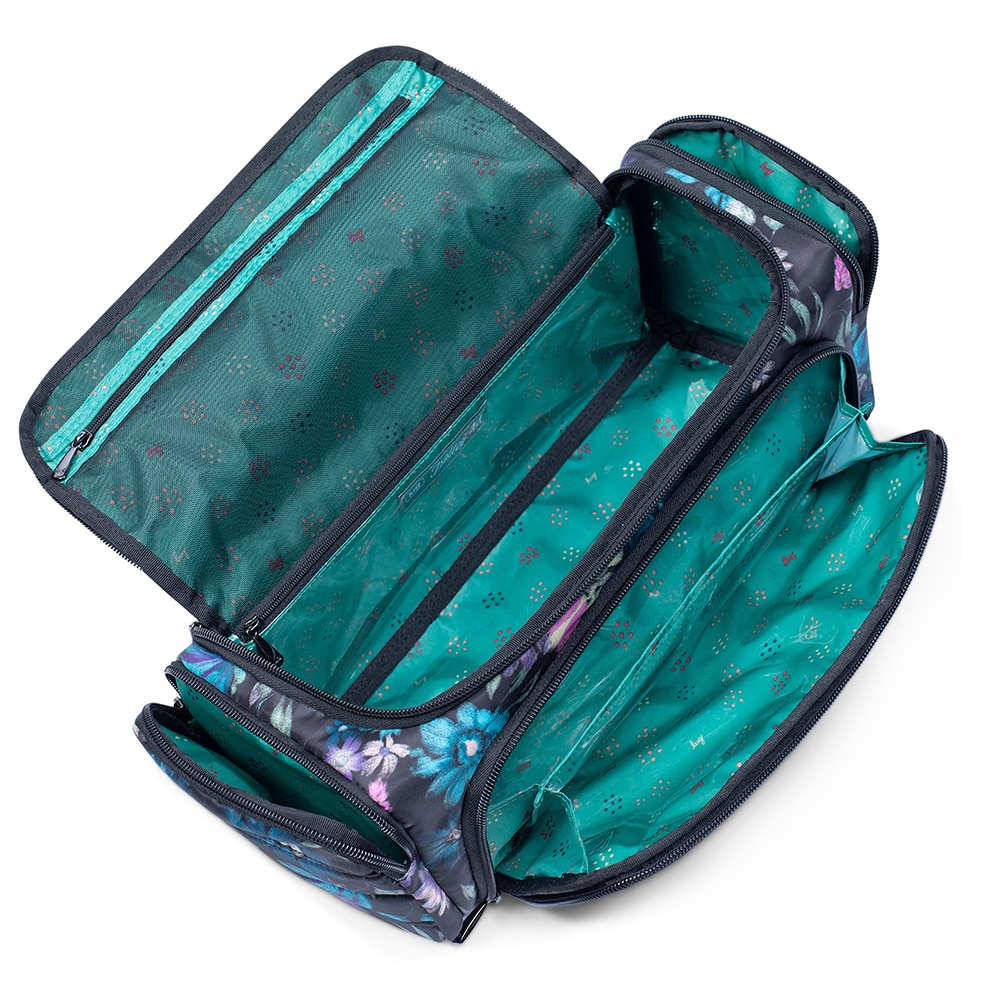 Lug top Trollley XL 3 Piece Set in Shibori Teal