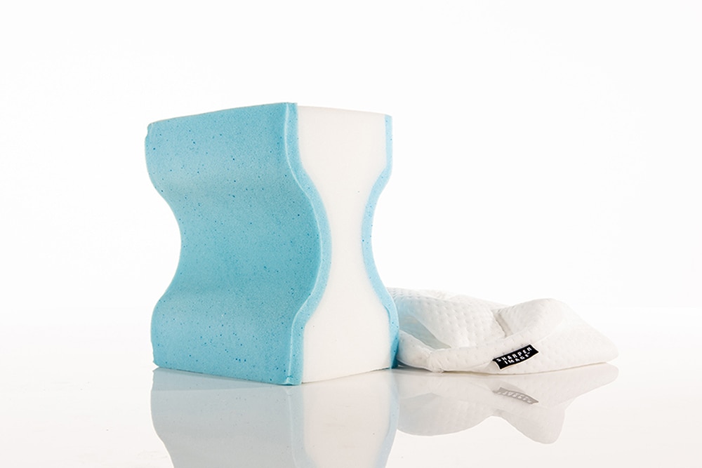 Cooling foam leg clearance pillow