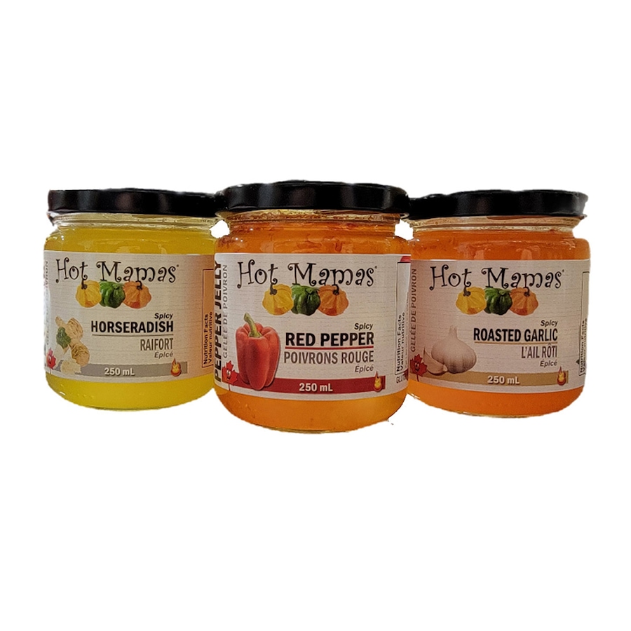 Image 715572.jpg, Product 715-572 / Price $26.97, Hot Mamas Savoury Pepper Jelly Gift Set from Hot Mama’s Foods on TSC.ca's Kitchen department