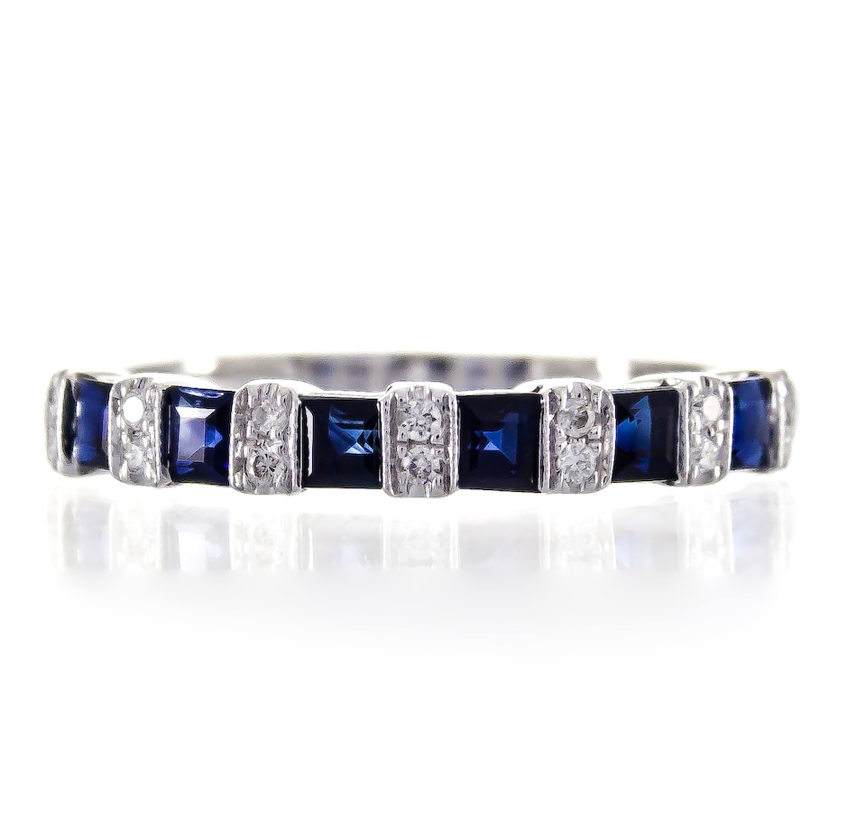Image 715688.jpg, Product 715-688 / Price $819.99, Cirari 14K White Gold Blue Sapphire and Diamond Ring from Cirari on TSC.ca's Jewellery department