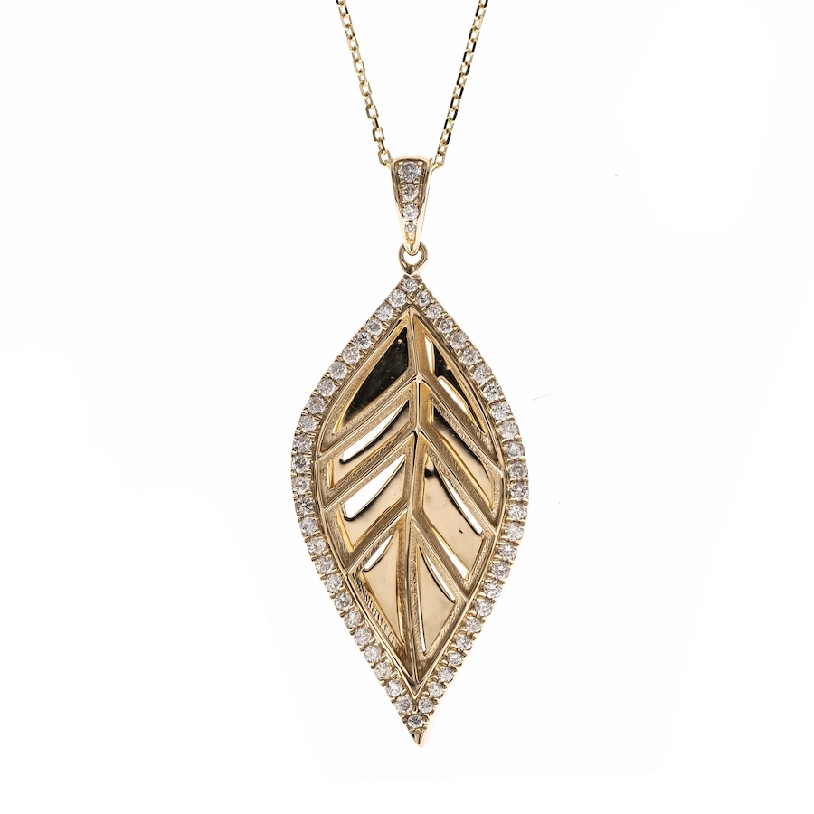 Image 715696_ALTMORE2.jpg, Product 715-696 / Price $2,439.99, Cirari 14K Yellow Gold Mother of Pearl and Diamond Pendant from Cirari on TSC.ca's Jewellery department