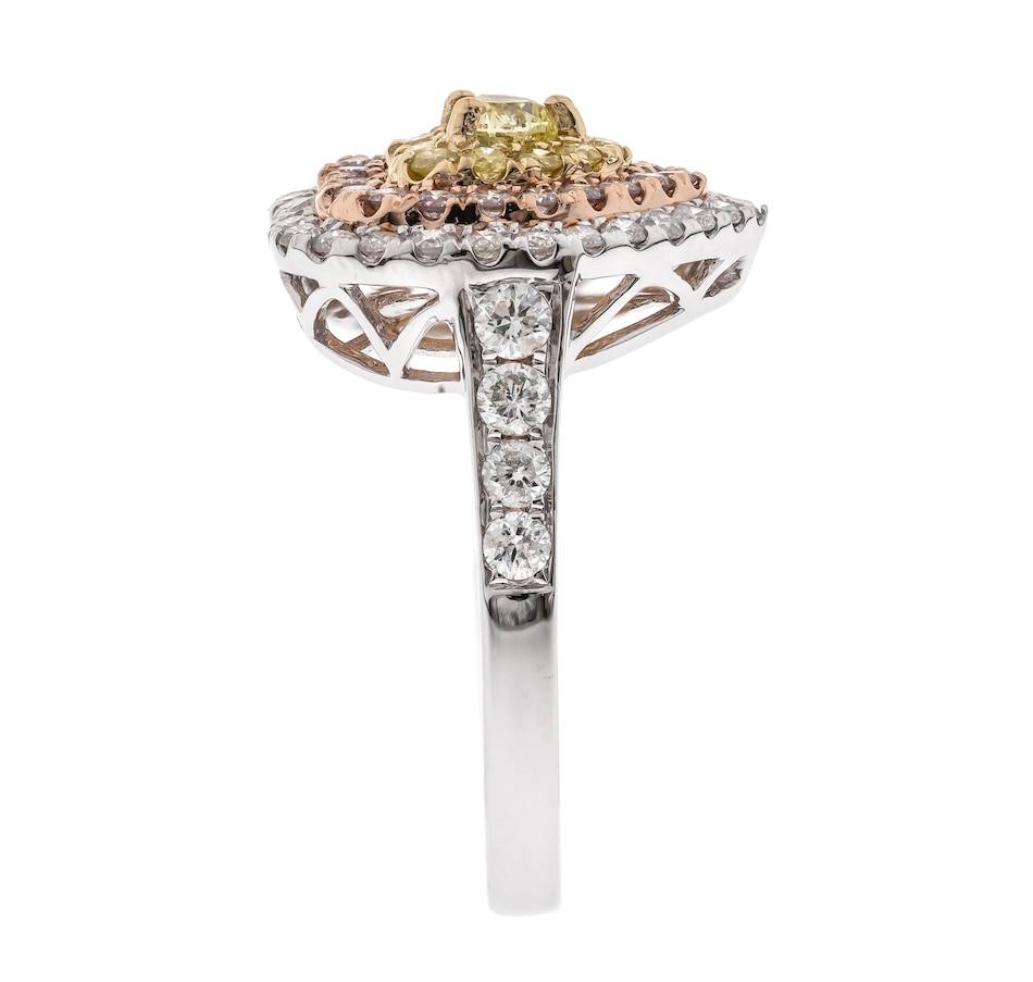 Jewellery - Rings - Cirari 14K Three Tone Gold Diamond Ring - Online ...