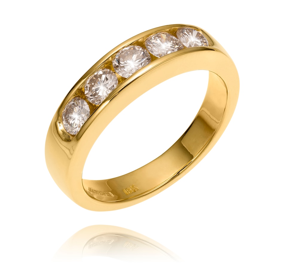 Jewellery - Rings - Bands - 18K Yellow Gold 1.00-Carat Channel-Set ...