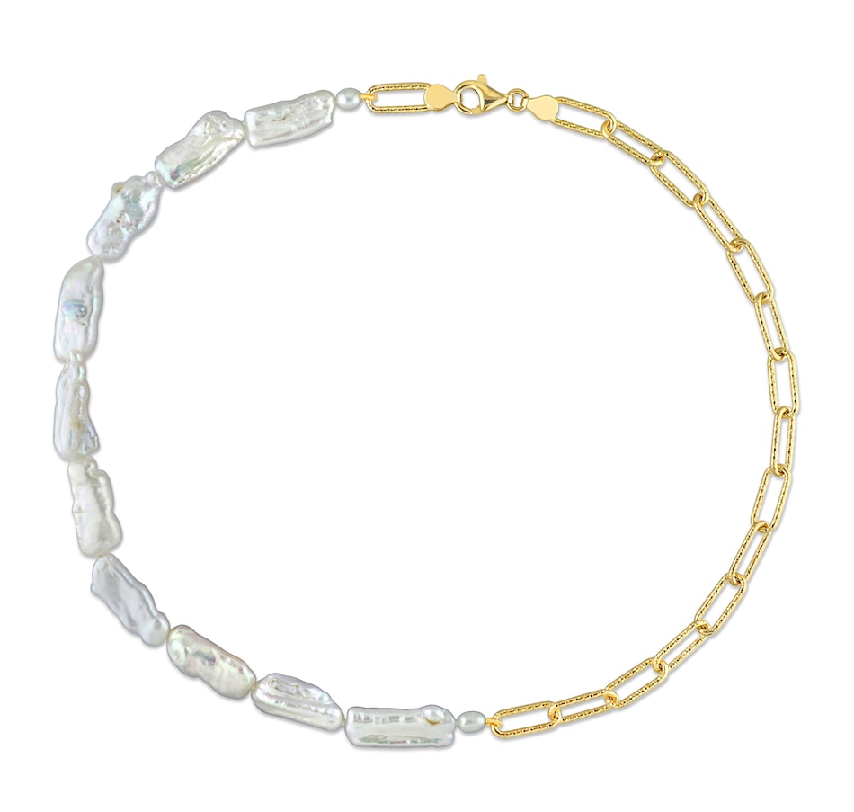 AMOUR Multi-Strand Chain Bracelet In Yellow Plated Sterling Silver