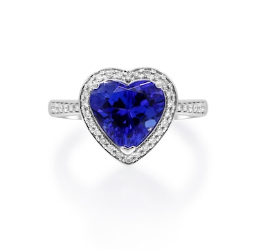 Cirari 14K White Gold Tanzanite and Diamond Ring