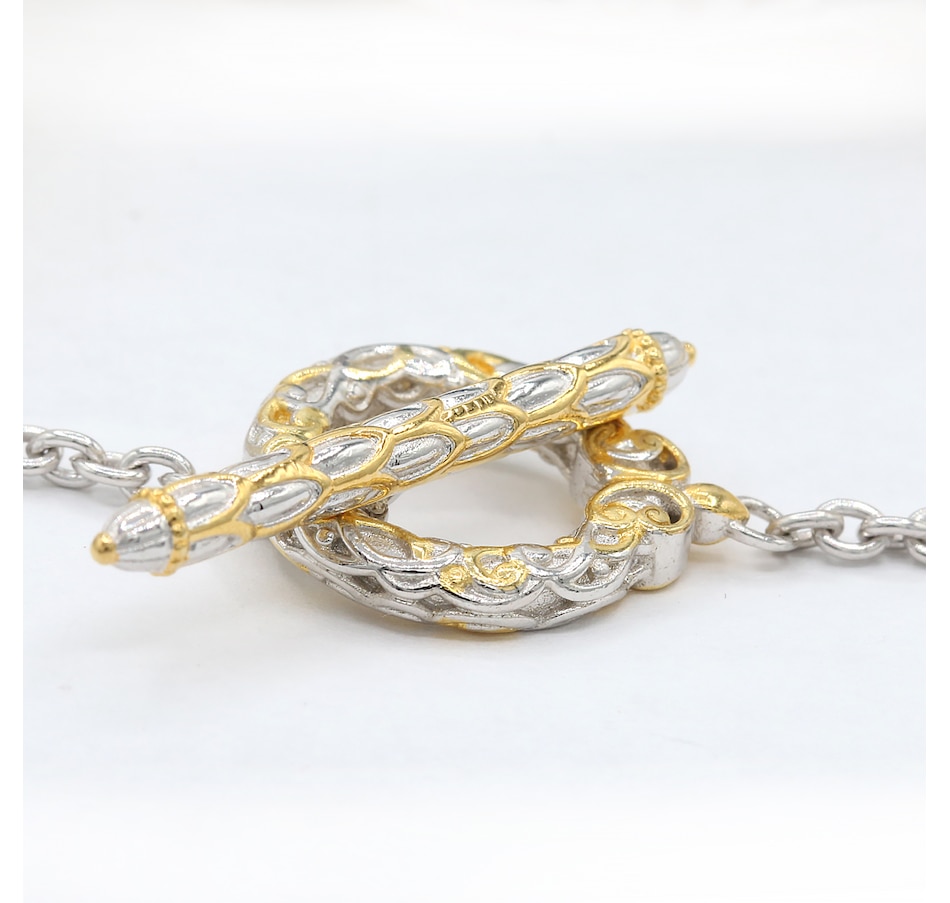 Image 716084_ALTMORE1.jpg, Product 716-084 / Price $379.99, Gems En Vogue Palladium Silver Carved Blue Amber Fish Bracelet from Gems En Vogue on TSC.ca's Jewellery department