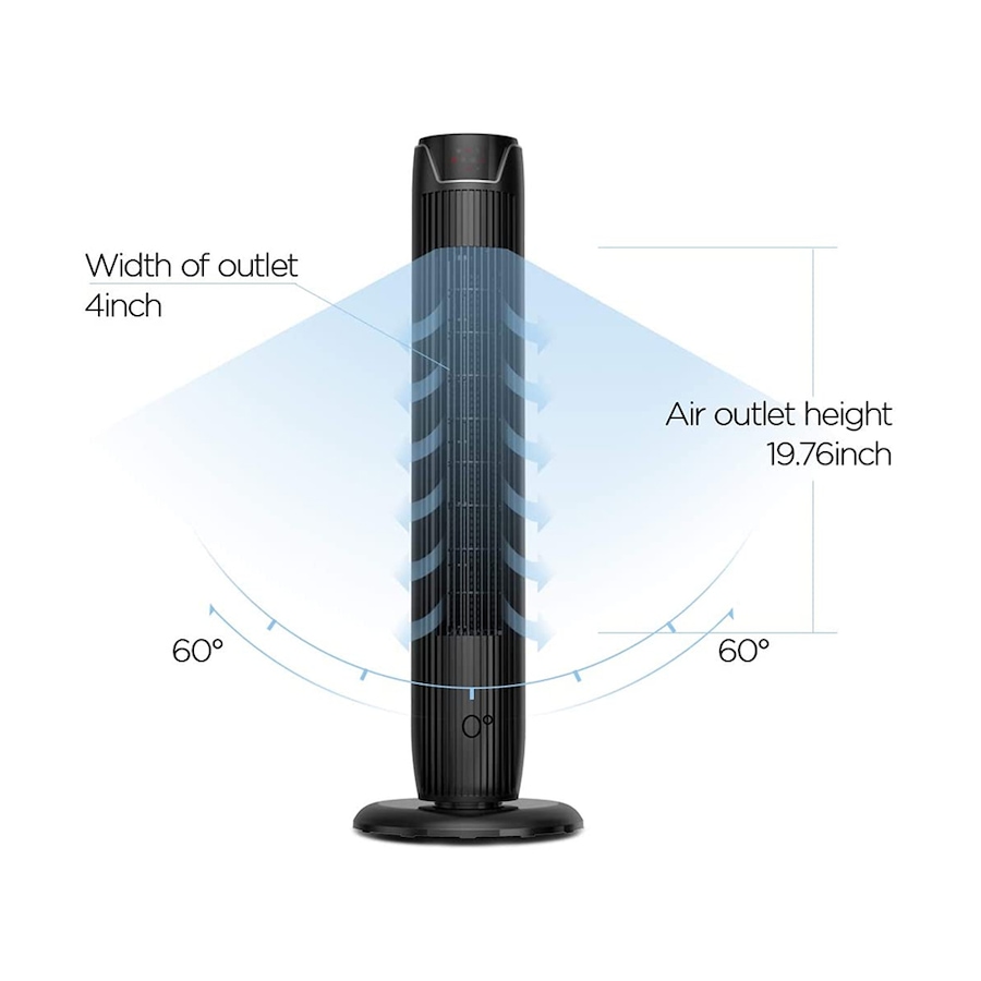 Image 716142_ALTMORE1.jpg, Product 716-142 / Price $159.50, Ecohouzng 42" Oscillating Tower Fan from Ecohouzng on TSC.ca's Home & Garden department